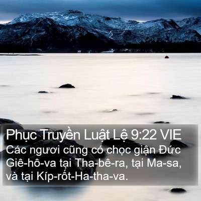 Phục Truyền Luật Lệ 9:22 VIE Bible Verse Image