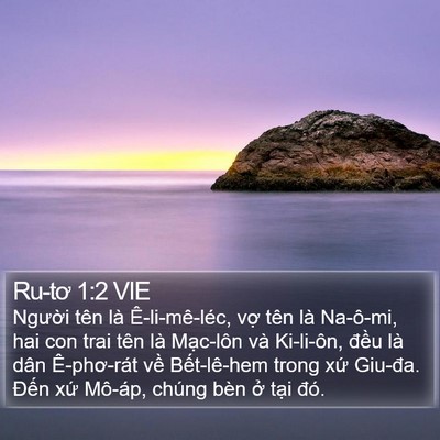 Ru-tơ 1:2 VIE Bible Verse Image