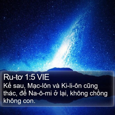 Ru-tơ 1:5 VIE Bible Verse Image