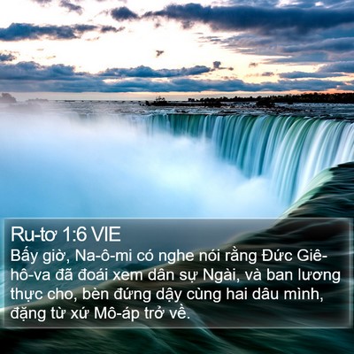 Ru-tơ 1:6 VIE Bible Verse Image