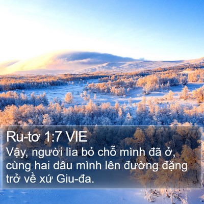 Ru-tơ 1:7 VIE Bible Verse Image