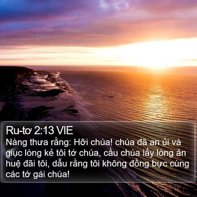 Ru-tơ 2:13 VIE Bible Verse Image