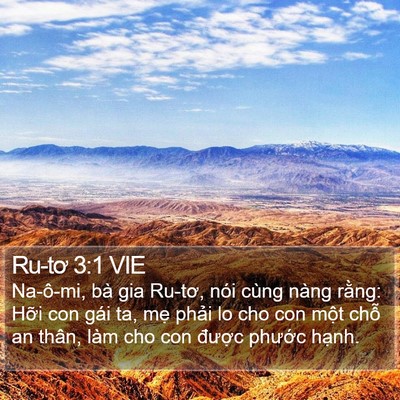 Ru-tơ 3:1 VIE Bible Verse Image