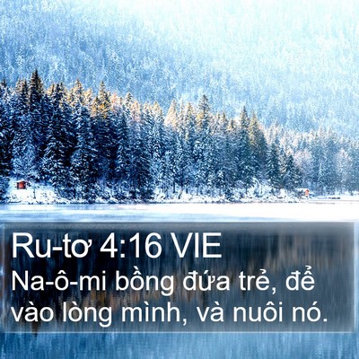 Ru-tơ 4:16 VIE Bible Verse Image