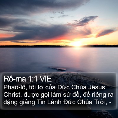 Rô-ma 1:1 VIE Bible Verse Image