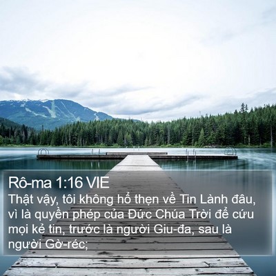 Rô-ma 1:16 VIE Bible Verse Image