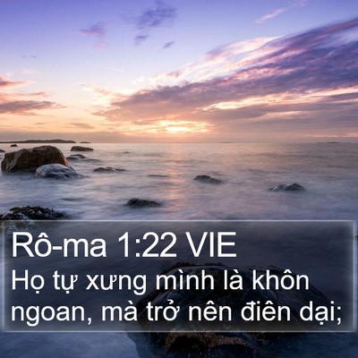 Rô-ma 1:22 VIE Bible Verse Image