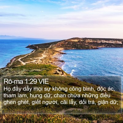 Rô-ma 1:29 VIE Bible Verse Image