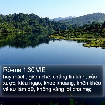 Rô-ma 1:30 VIE Bible Verse Image