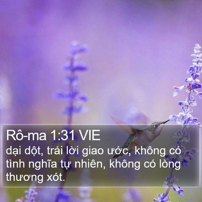 Rô-ma 1:31 VIE Bible Verse Image