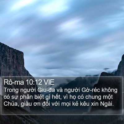 Rô-ma 10:12 VIE Bible Verse Image
