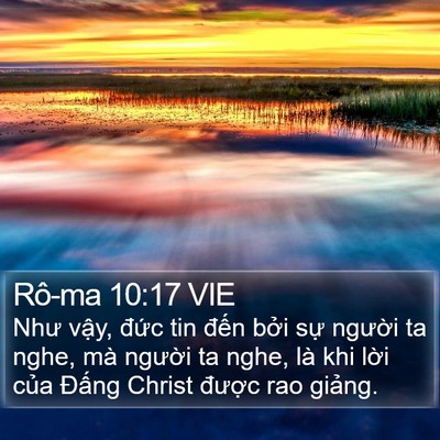 Rô-ma 10:17 VIE Bible Verse Image