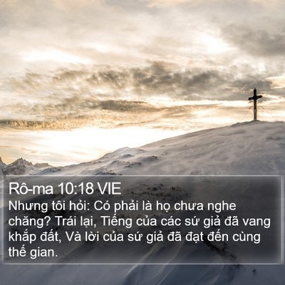 Rô-ma 10:18 VIE Bible Verse Image