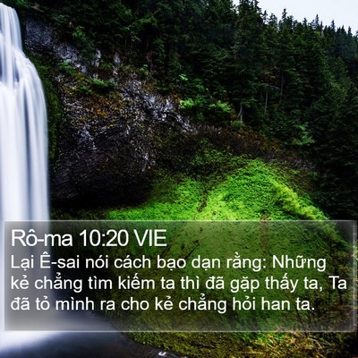 Rô-ma 10:20 VIE Bible Verse Image