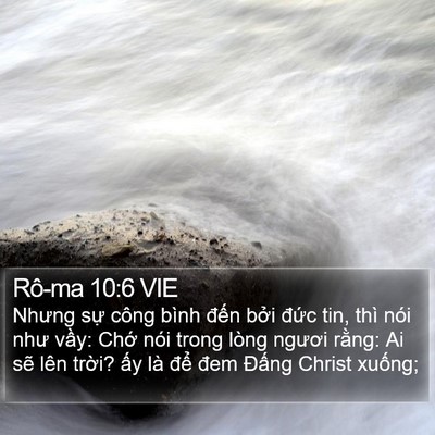 Rô-ma 10:6 VIE Bible Verse Image