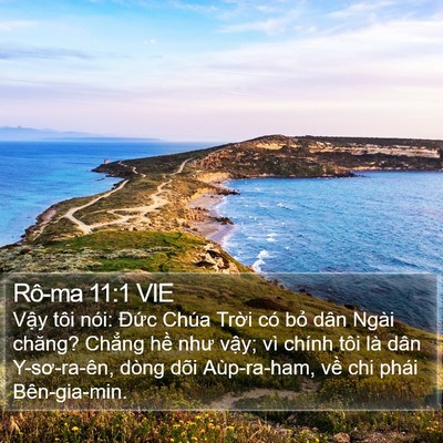 Rô-ma 11:1 VIE Bible Verse Image