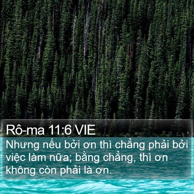Rô-ma 11:6 VIE Bible Verse Image