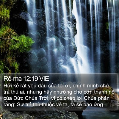Rô-ma 12:19 VIE Bible Verse Image