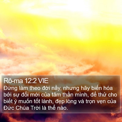 Rô-ma 12:2 VIE Bible Verse Image