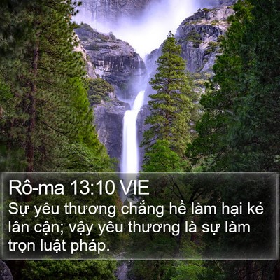 Rô-ma 13:10 VIE Bible Verse Image