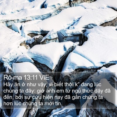 Rô-ma 13:11 VIE Bible Verse Image