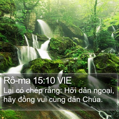 Rô-ma 15:10 VIE Bible Verse Image