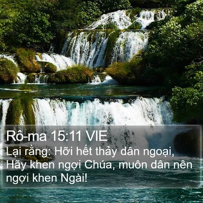 Rô-ma 15:11 VIE Bible Verse Image