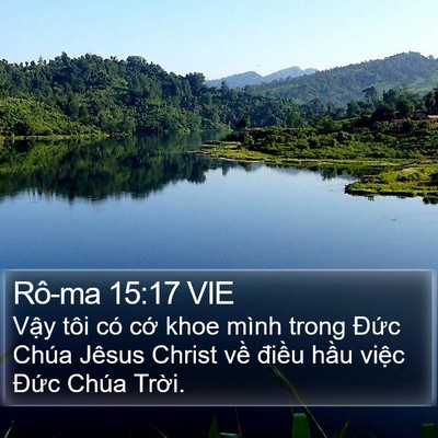 Rô-ma 15:17 VIE Bible Verse Image
