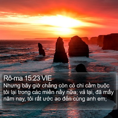 Rô-ma 15:23 VIE Bible Verse Image