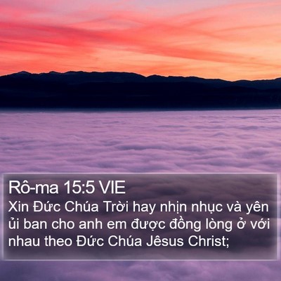 Rô-ma 15:5 VIE Bible Verse Image