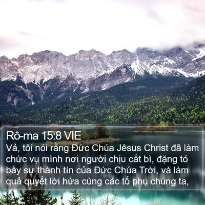 Rô-ma 15:8 VIE Bible Verse Image