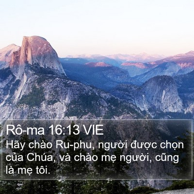 Rô-ma 16:13 VIE Bible Verse Image