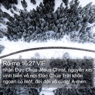 Rô-ma 16:27 VIE Bible Verse Image