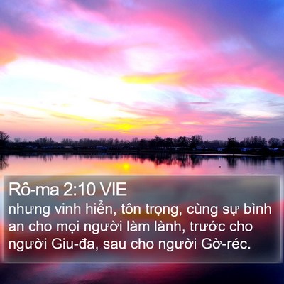 Rô-ma 2:10 VIE Bible Verse Image