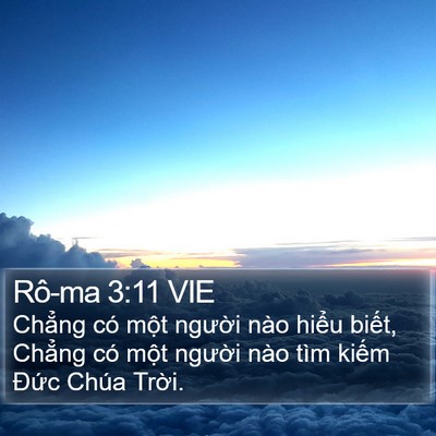 Rô-ma 3:11 VIE Bible Verse Image
