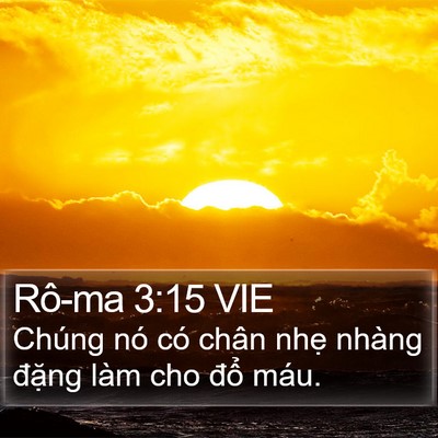 Rô-ma 3:15 VIE Bible Verse Image