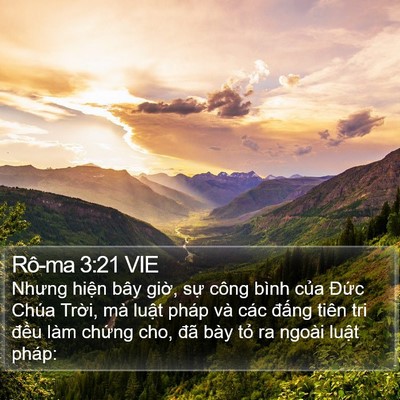 Rô-ma 3:21 VIE Bible Verse Image