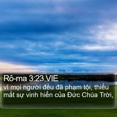Rô-ma 3:23 VIE Bible Verse Image