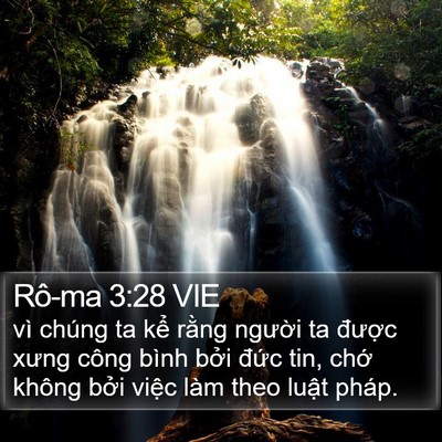 Rô-ma 3:28 VIE Bible Verse Image