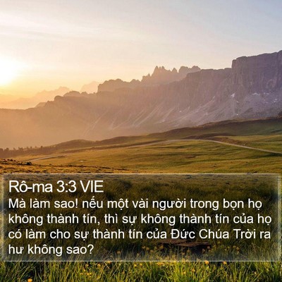 Rô-ma 3:3 VIE Bible Verse Image