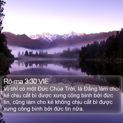 Rô-ma 3:30 VIE Bible Verse Image
