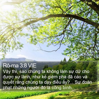 Rô-ma 3:8 VIE Bible Verse Image