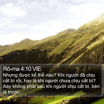Rô-ma 4:10 VIE Bible Verse Image