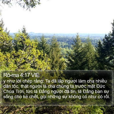 Rô-ma 4:17 VIE Bible Verse Image