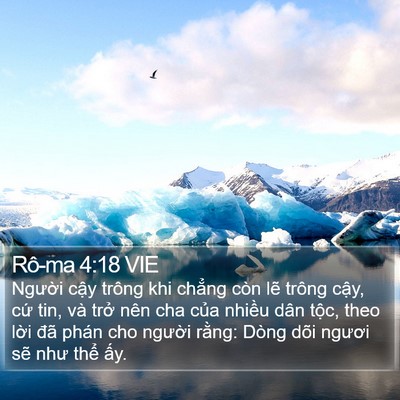 Rô-ma 4:18 VIE Bible Verse Image