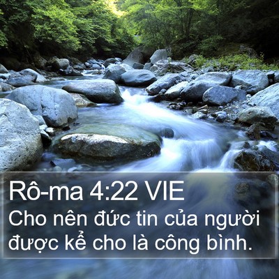 Rô-ma 4:22 VIE Bible Verse Image