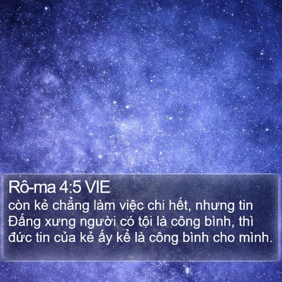 Rô-ma 4:5 VIE Bible Verse Image