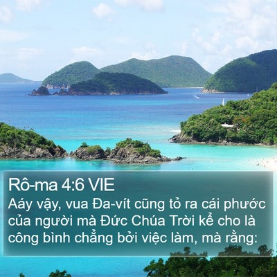 Rô-ma 4:6 VIE Bible Verse Image