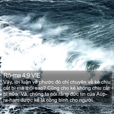 Rô-ma 4:9 VIE Bible Verse Image