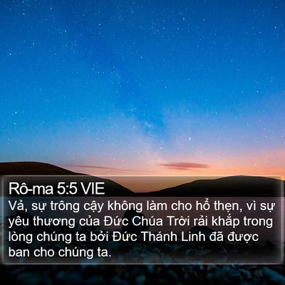 Rô-ma 5:5 VIE Bible Verse Image